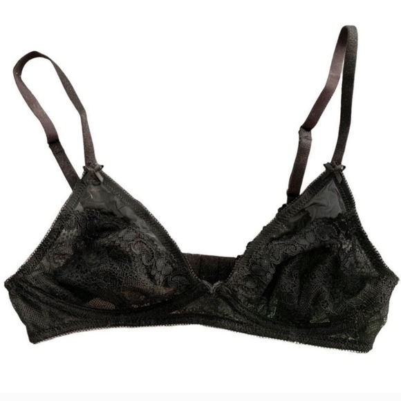 Topshop Other - TOP SHOP NEW Lace triangle bralette bra US 2.